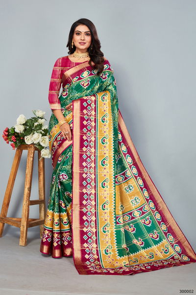 Bandhej 3 Festival Wear Wholesale Saree Collection
